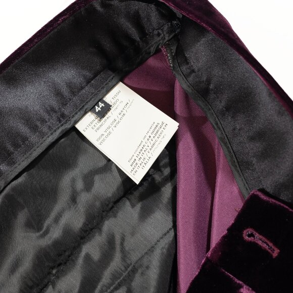 Tom Ford plum velvet trousers - Picture 5 of 6